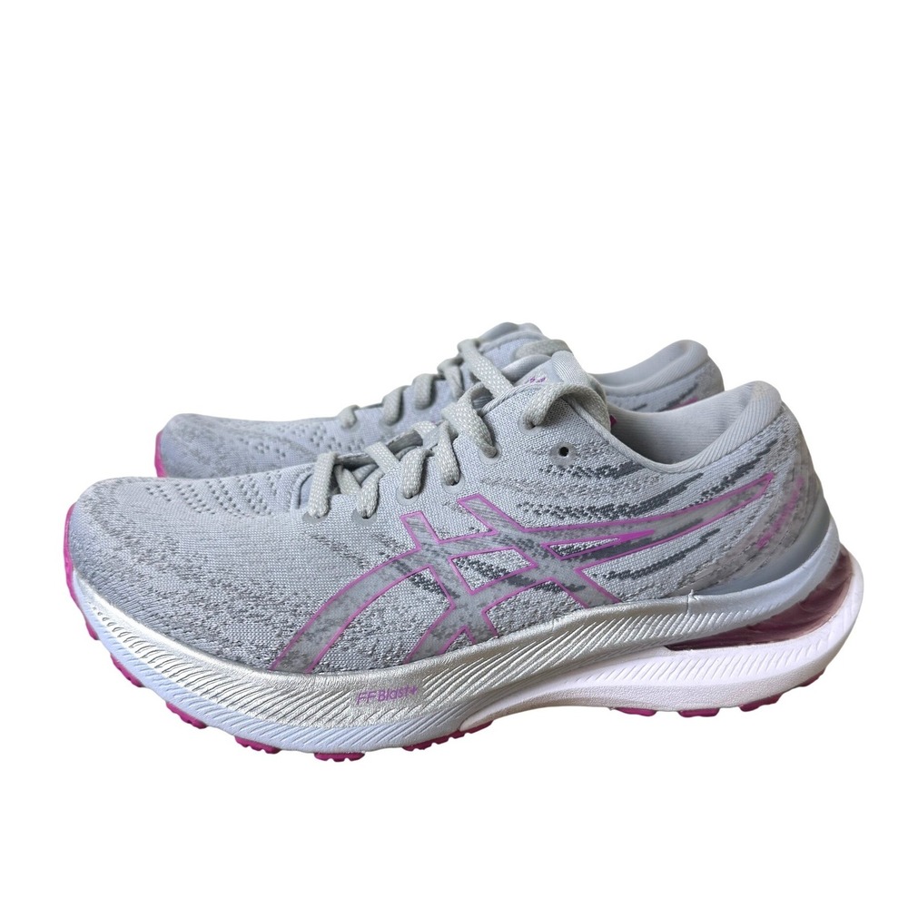 ASICS GEL-Kayano 29 Running Shoes Womens 7 Grey 1012B272 Athletic Gym Sneakers